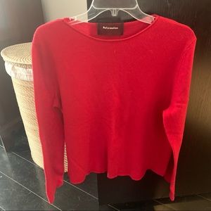 Reformation Red Cashmere Sweater